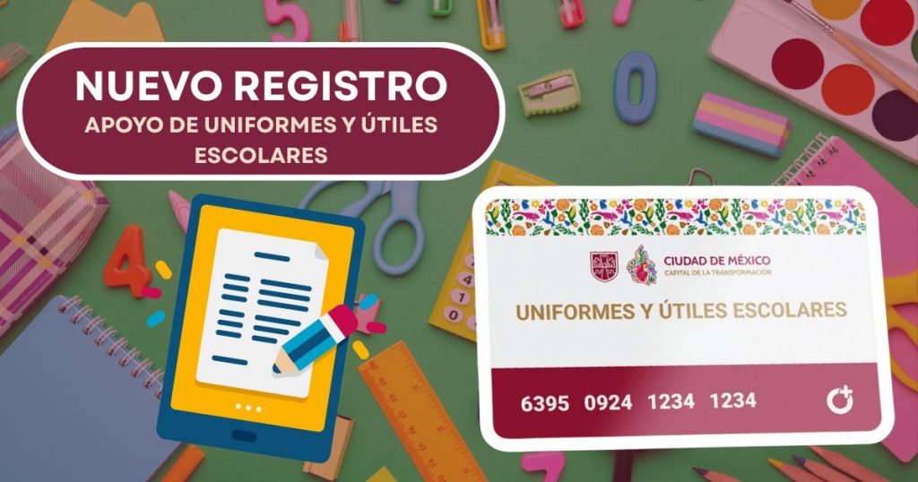 Nueva fecha de registro para el apoyo de Uniformes y Útiles Escolares