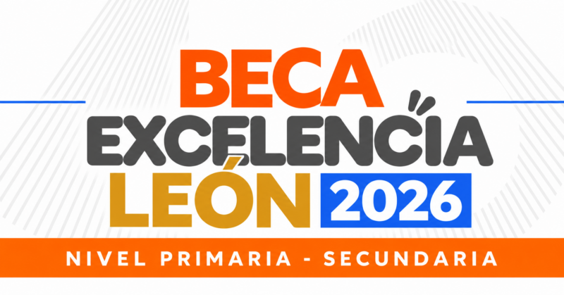 Beca Excelencia León para primaria y secundaria