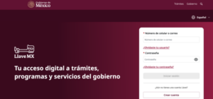 Crear cuenta Llave MX