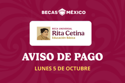 estudiantes pago beca rita cetina 5 octubre 2026