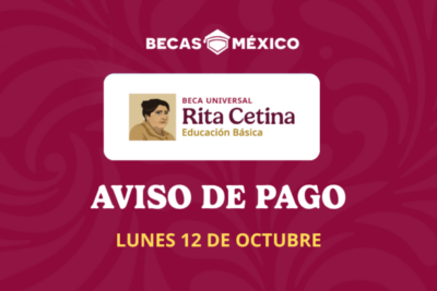pago Beca Rita Cetina 12 de octubre