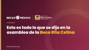 Esto es todo lo que se dijo en la asamblea de la Beca Rita Cetina