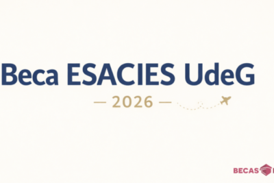 Beca ESACIES UdeG 2026