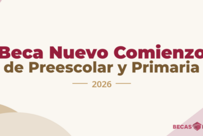 Beca Nuevo Comienzo de Preescolar y Primaria