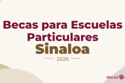 Becas para Escuelas Particulares Sinaloa