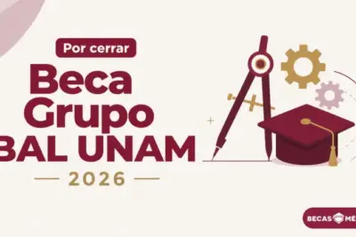 Portada: Beca Grupo BAL UNAM 2026, por cerrar