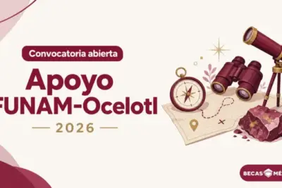 Portada: Apoyo FUNAM-Ocelotl 2026, convocatoria abierta
